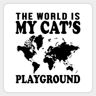 A cats playground Sticker